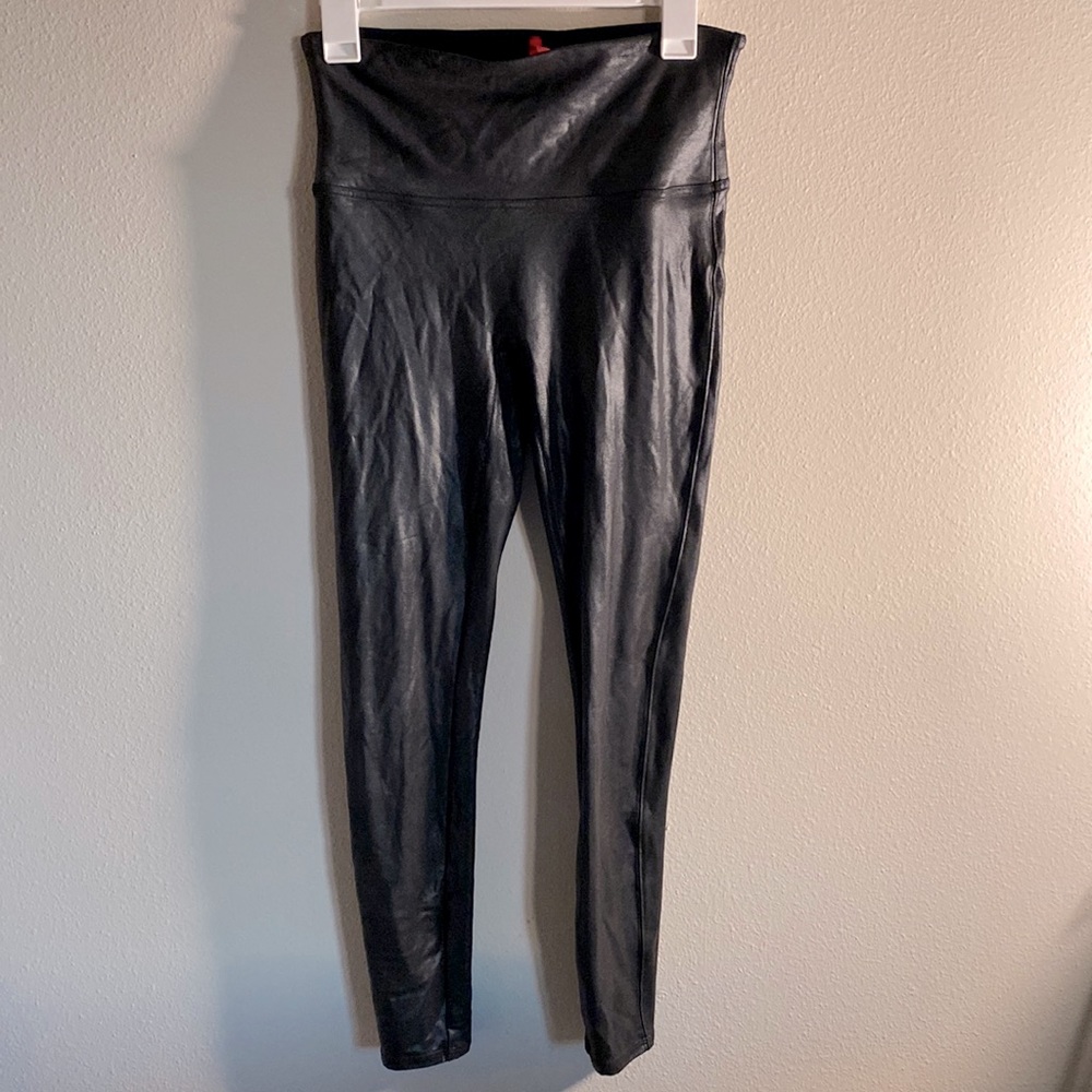 Spanx Faux Leather Leggings L
